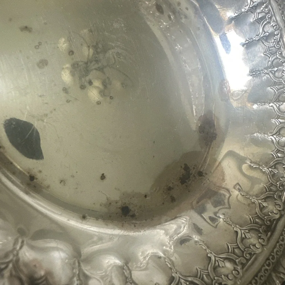 Vintage Reed And Barton Silver Plated Bowl Model #1202 Rivera Pattern